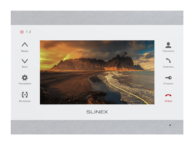Видеодомофон цветной SL-07IPHD Silver+White (SL-07IPHD S+Wh) SLINEX Видеодомофон цветной SL-07IPHD Silver+White (SL-07IPHD S+Wh) SLINEX