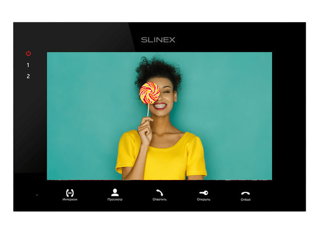 Видеодомофон цветной SQ-07MTHD Black SLINEX Видеодомофон цветной SQ-07MTHD Black SLINEX