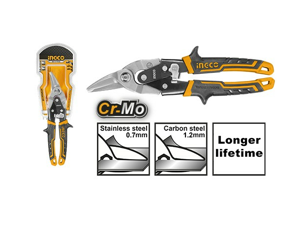 Универсальные ножницы по металлу 250 мм, правый рез INGCO INDUSTRIAL HTSN2610R