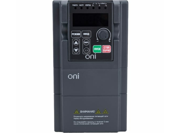 Преобразователь частоты A150 380В 3Ф 1,5кВт 5А со встроенным тормозным модулем A150-33-15NT ONI