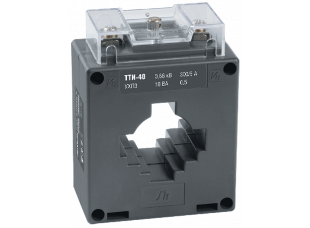 Трансформатор тока ТТИ-40 600/5А 5ВА без шины класс точности 0.5S IEK ITT30-3-05-0600