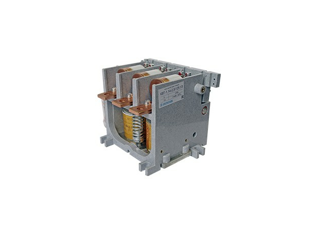 Контактор вакуумный КВТ-1,14-2,5/125 У3, 220В, 1з+2р, нереверсивный, без реле