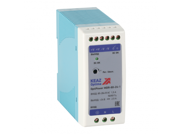 Блок питания OptiPower MDR-60-24-1 КЭАЗ 284541