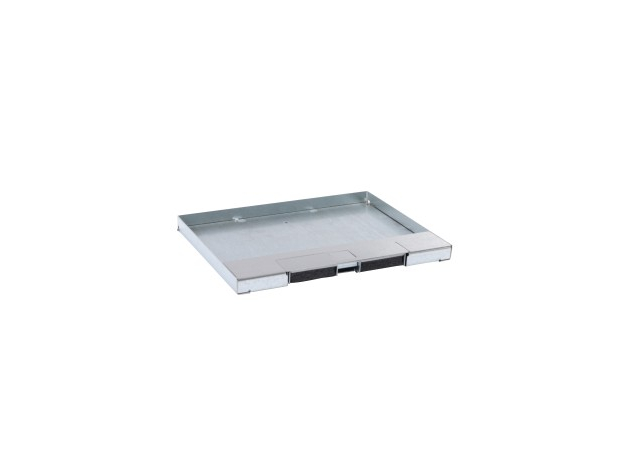 Крышка для напольной коробки нержавеющая сталь, исполнение вровень с полом 16/24 мод. Legrand 088105