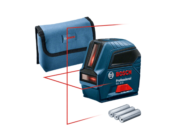 Нивелир лазерный линейный построитель плоскостей GLL 2-10 0.601.063.L00 BOSCH