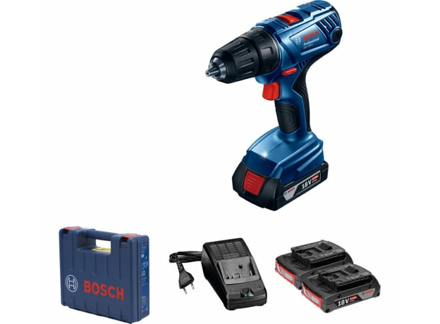 Шуруповерт аккумуляторный Li-Ion GSR 180-LI (2х2Ач акк, ЗУ) (0.601.9F8.123) BOSCH