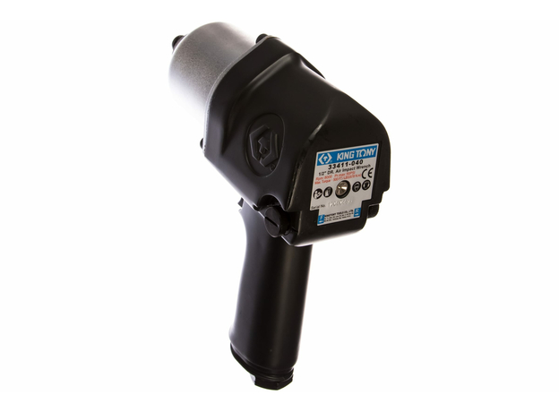 Гайковерт пневматический ударный 1/2', 678 Нм, в комплекте 3 торцевые головки King Tony P33411-040B