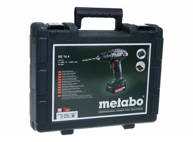 Дрель-шуруповерт аккумуляторный BS 14.4 Metabo 602206550