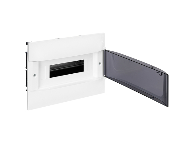 Practibox S Пластиковый щиток Встраиваемый (ЩРв-П) 1X12 Дымчатая дверь Legrand 135551