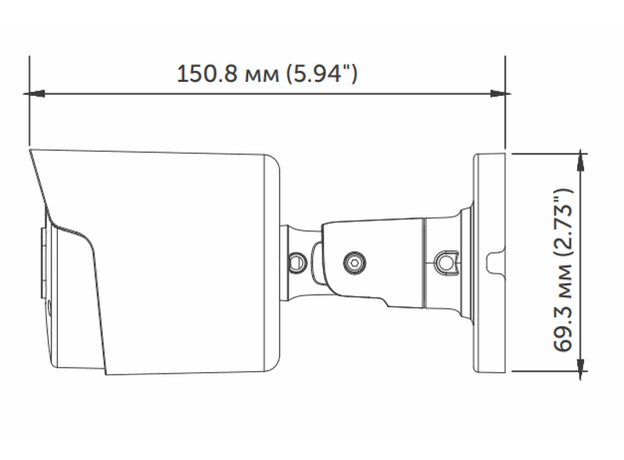 IP видеокамера SatVision SVI-S123A SD SL v2.0 2Mpix 2.8mm