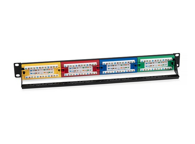 Патч-панель PLCOL-24-Cat.5e-Dual IDC 19' , 24 порта RJ-45, категория 5e, Dual IDC Cabeus 7952c