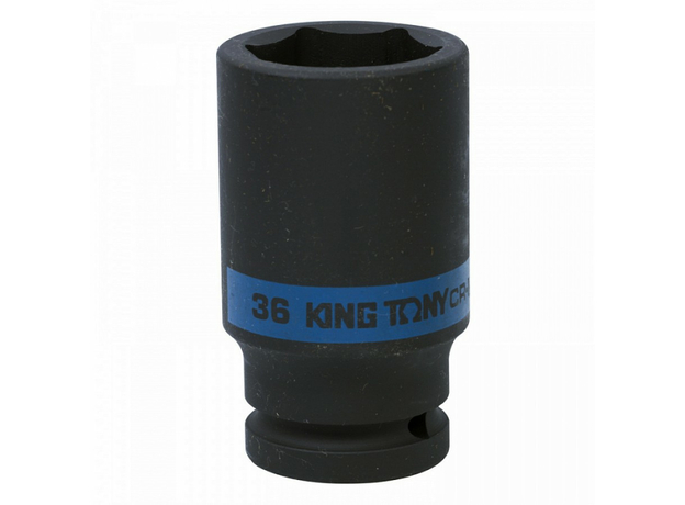 Головка торцевая ударная глубокая шестигранная 3/4', 36 мм King Tony 643536M