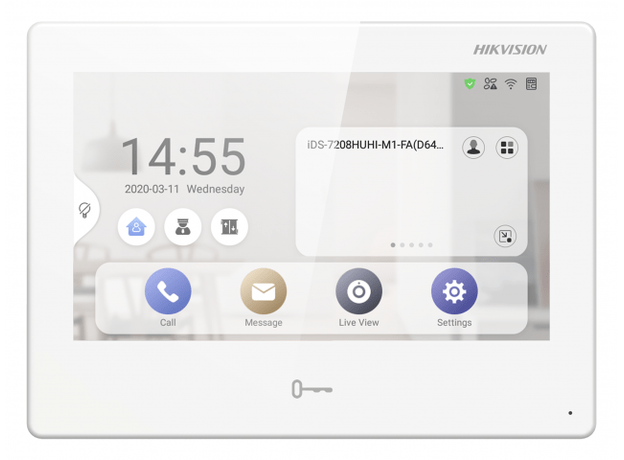 Видеодомофон Hikvision 7'' ОС Android 10.0 DS-KH9310-WTE1B