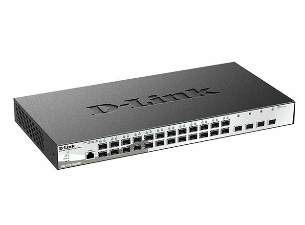 Коммутатор 24 1000MBPS SFP порта + 4 10G (DL-DGS-1210-28XS/ME/B1A) D-Link 95642