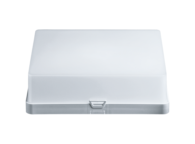 Светильник светодиодный ДБП-12w 4000К 900Лм IP54 квадратный пластиковый белый Navigator Group 19475