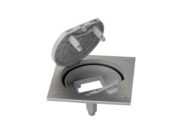 Connect Влагостойкая основа IP66 на 1 модуль K45 сталь Simon KSE0-23-72