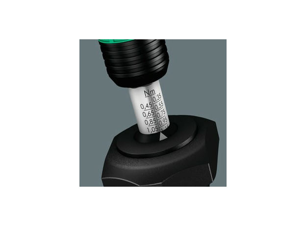 Отвертка динамометрическая 0.30-1.20 Нм патрон Rapidaptor для бит 1/4 C/E 6.3 погрешность ± 6%. 7440 Kraftform Wera WE-074700