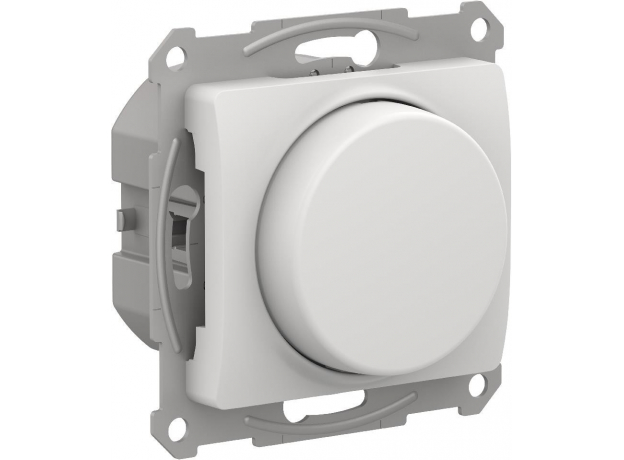 GLOSSA СВЕТОРЕГУЛЯТОР повор-нажим, LED, RC, 400Вт, мех., БЕЛЫЙ Schneider Electric GSL000123