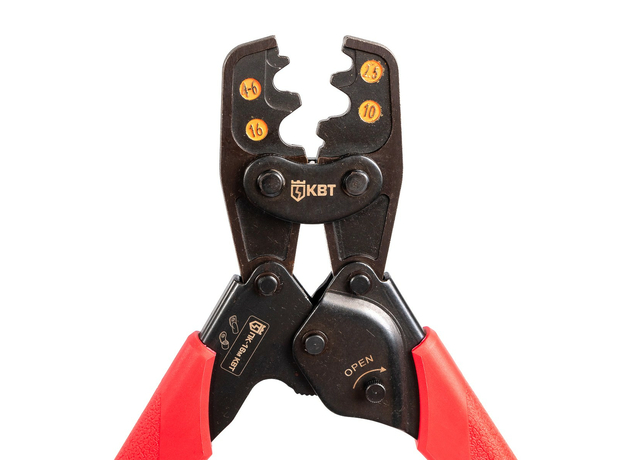 Пресс-клещи ПК-16м (для гильз и наконечников 2.5–16 мм2) КВТ 78866