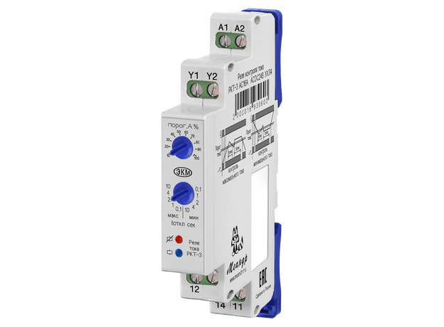 Реле контроля тока РКТ-3 DC16А ACDC50-270В УХЛ4 Меандр 2000016930078