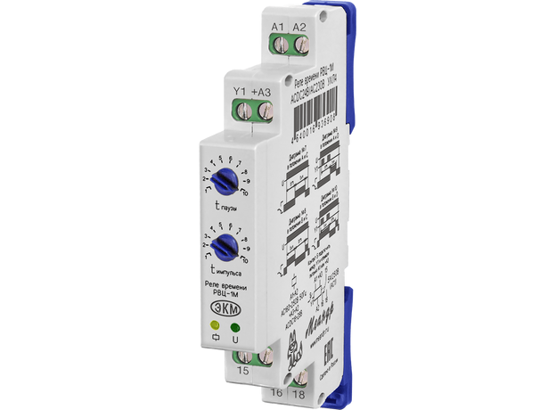 Реле времени РВЦ-1М ACDC24В/AC230В УХЛ4 Меандр 4640016936908