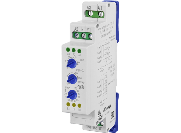 Реле выбора фаз РВФ-02 АС230В УХЛ4 Меандр 4640016932559