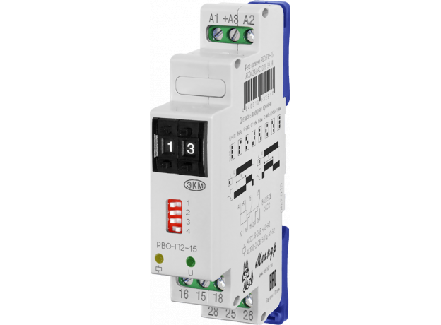 Реле времени РВО-П2-15 0.1с-9.9ч 24В/220В УХЛ4 Меандр 4640016932917