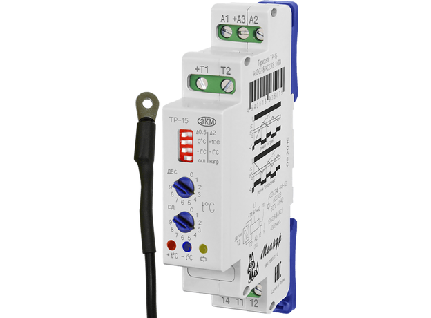 Термореле ТР-15 ACDC24В/АС230В УХЛ4 с ТД-2 Меандр 4680019911557