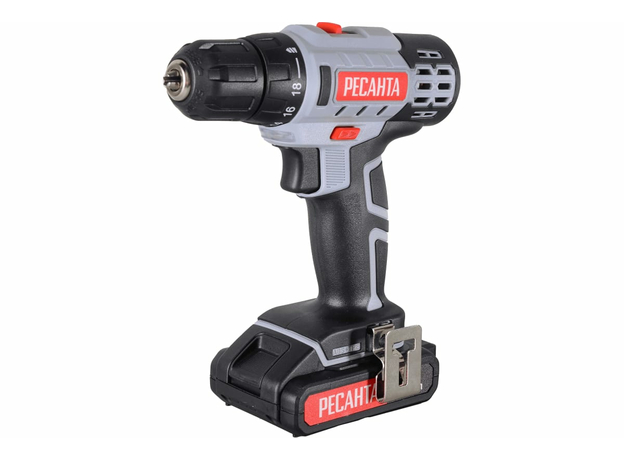 Дрель-шуруповерт аккумуляторная ДА-18-2ЛК Ресанта