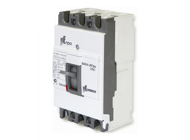 Выключатель автоматический ВА04-31 Про 3p 25А Icu-10kA (100C) Контактор 7001003
