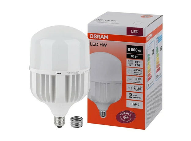 Лампа светодиодная LED HW 80Вт E27/E40 (замена 800Вт) белый OSRAM 4058075576933