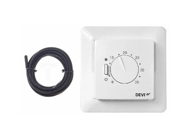 Терморегулятор электронный DEVIreg 530 16А для теплого пола DEVI 140F1030 Терморегулятор электронный DEVIreg 530 16А для теплого пола DEVI 140F1030