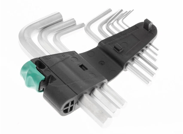 Набор Г-образных ключей 950/9 SM N хромированных 1.5 - 10 мм 9 предметов Wera WE-021406