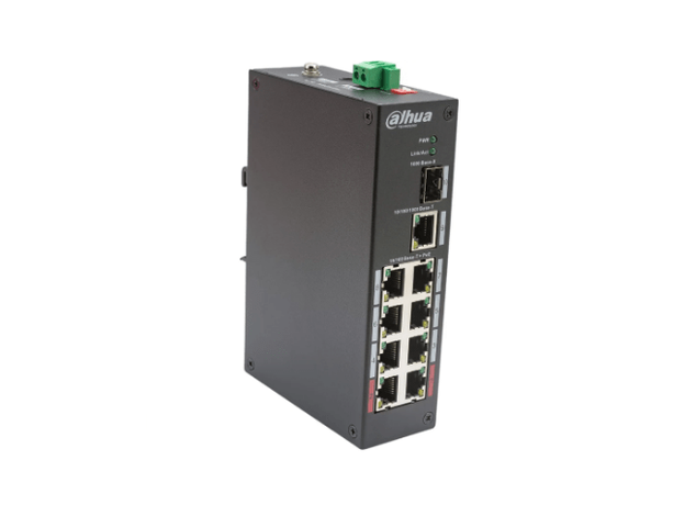 Коммутатор 8-ми портовый неуправляемый 100-мегабитный PoE (DH-PFS3110-8ET-96) Dahua 122117