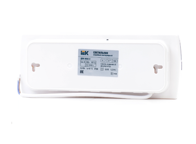 Светильник аварийный ДПА 5030-3 3,5Вт NI-CD постоянного действия 3ч работы от аккумулятора IP20 LDPA0-5030-3H-K01 IEK