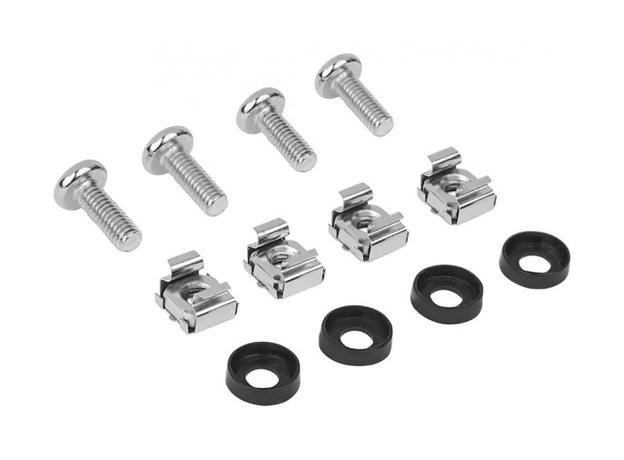 Комплект крепежный для установки 19дюймового профиля в шкаф:Винт, шайба, гайка - комплект крепления 50 шт DKC R5CNS50
