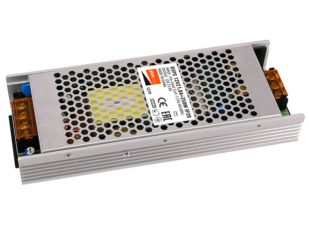 Драйвер LED 250Вт 12В IP20 блок питания для светодиодной ленты 1001238A Jazzway