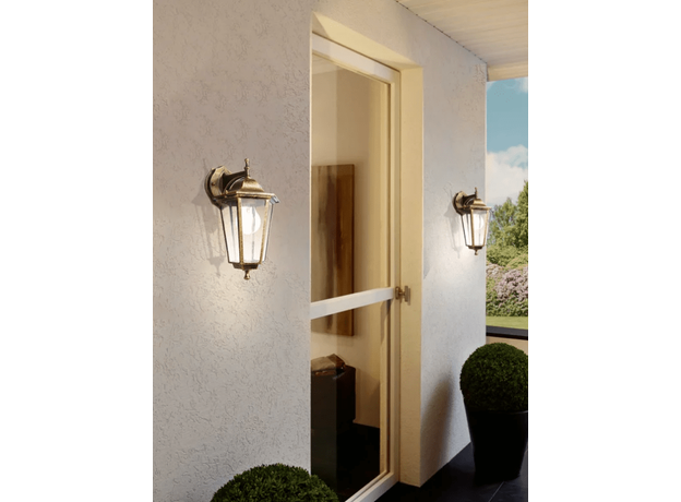 Светильник НБУ-60w Е27 IP44 черное золото (6102) FERON 11127