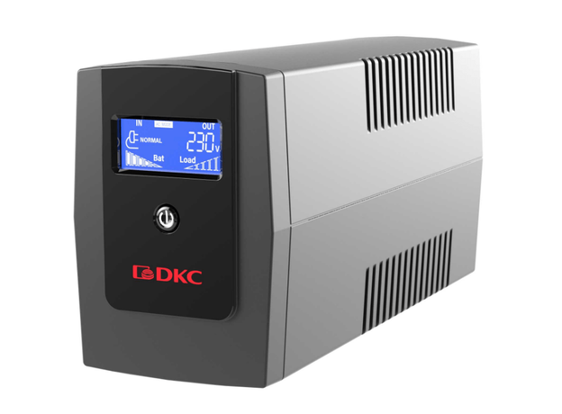 Источник бесперебойного питания DKC Info LCD, 800 ВА, IEC C13 (3), USB + RJ45 INFOLCD800I