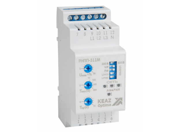 Реле напряжения OptiDin РНПП-311М-УХЛ3.1 КЭАЗ