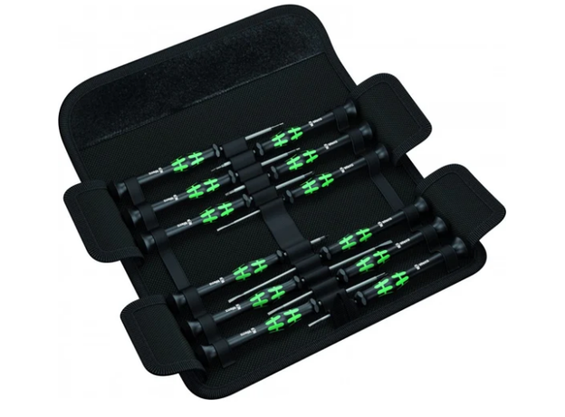 Набор отвёрток Micro 12 Universal 1 для прецизионных работ 12 предметов Wera WE-073675