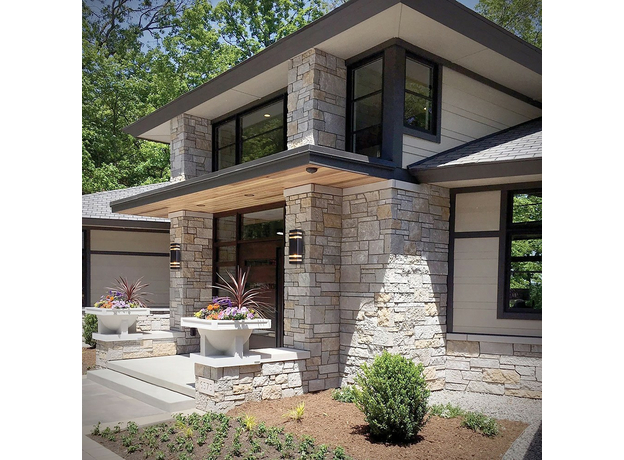 Светильник НБУ-2х60w вверх/вниз Е27 IP54 черный (DH0807) FERON