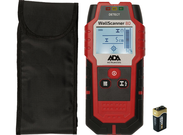 Детектор проводки Wall Scanner 80 ADA (металлы, дерево) Детектор проводки Wall Scanner 80 ADA (металлы, дерево)