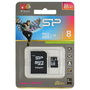 Micro SD 8GB Silicon Power (Class 10) (адаптер) UHS-I