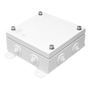 Коробка монтажная КМ IP55-1515, корпус из оцинкованной стали, количество вводов 8 Гефест