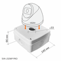 Пластиковая монтажная коробка для видеокамер SVK-J32WP PRO
